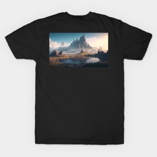 Natural landscape on another planet T-Shirt